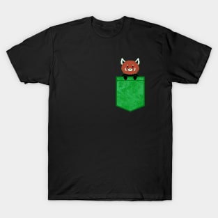 Red Panda in Your Pocket T-Shirt